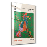 Yayoi Kusama Tropical Bird Japanese Pop Art | Glass Wall Art