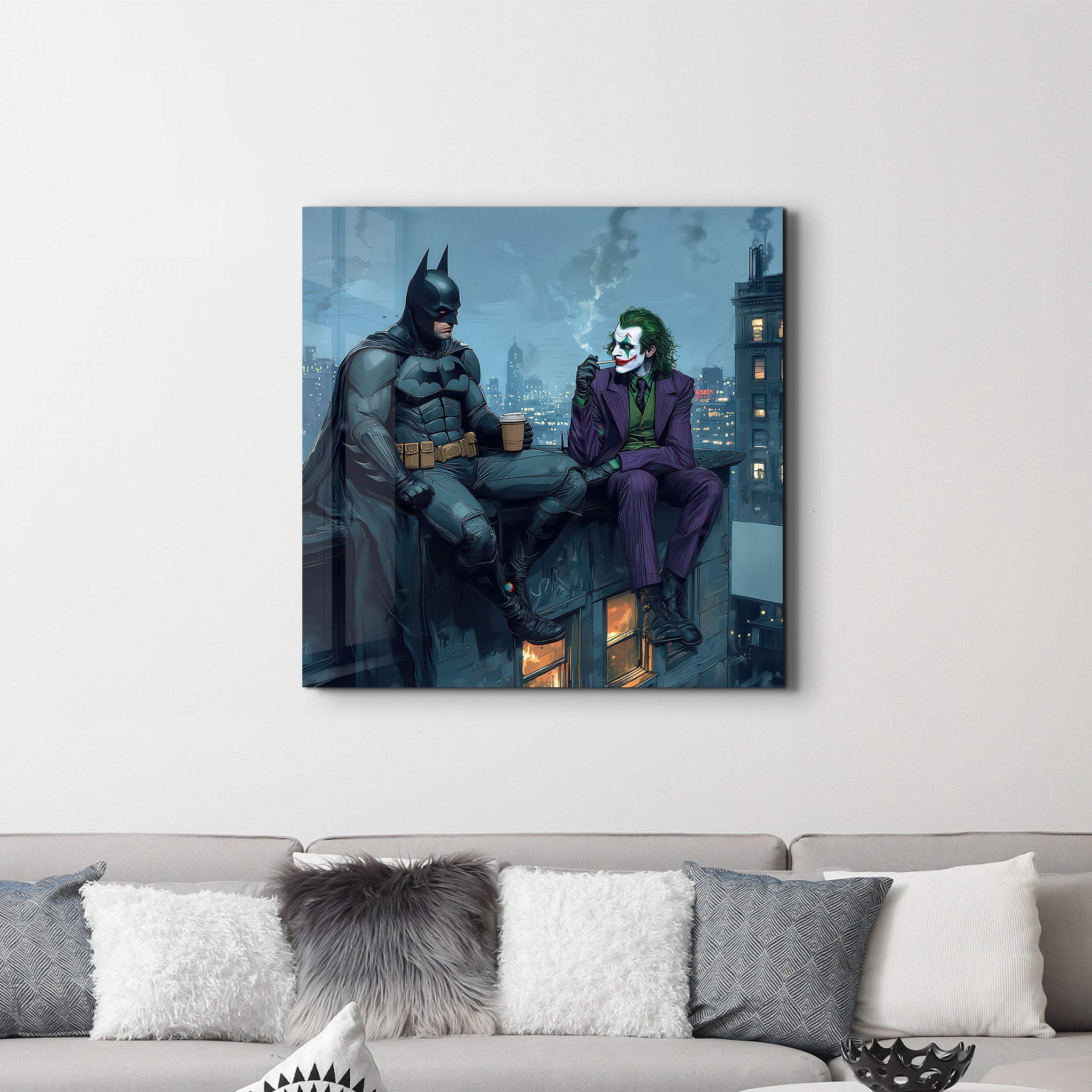 Unexpected Moment | Fan-Art Glass Wall Art - Artdesigna