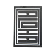 Modern wooden typography wall art by Artdesigna featuring the word "ALOHA" in stylish wood design on a neutral background.