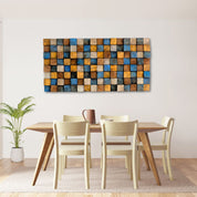 Smoked Colored | Premium Wood Handmade Wall Sculpture - Artdesigna