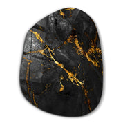 ・"Black Marble"・Amorphous Collection Glass Wall Art - ArtDesigna Glass Printing Wall Art