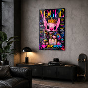 Vogue Galaxy by Mr. Pablo Costa | Glass Wall Art