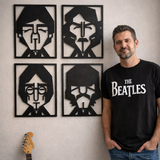 ・"The Beatles"・Premium Metal Wall Art - Limited Edition
