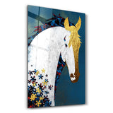 King's Horse | Glass Wall Art