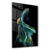 Blue Fish | Glass Wall Art