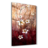 Yellow Flowers | Glass Wall Art