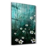 Yellow Flowers V2 | Glass Wall Art