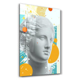 Abstract Venus Statue | Glass Wall Art
