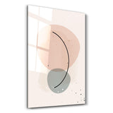 Abstract Shapes and Line V1 | Glass Wall Art