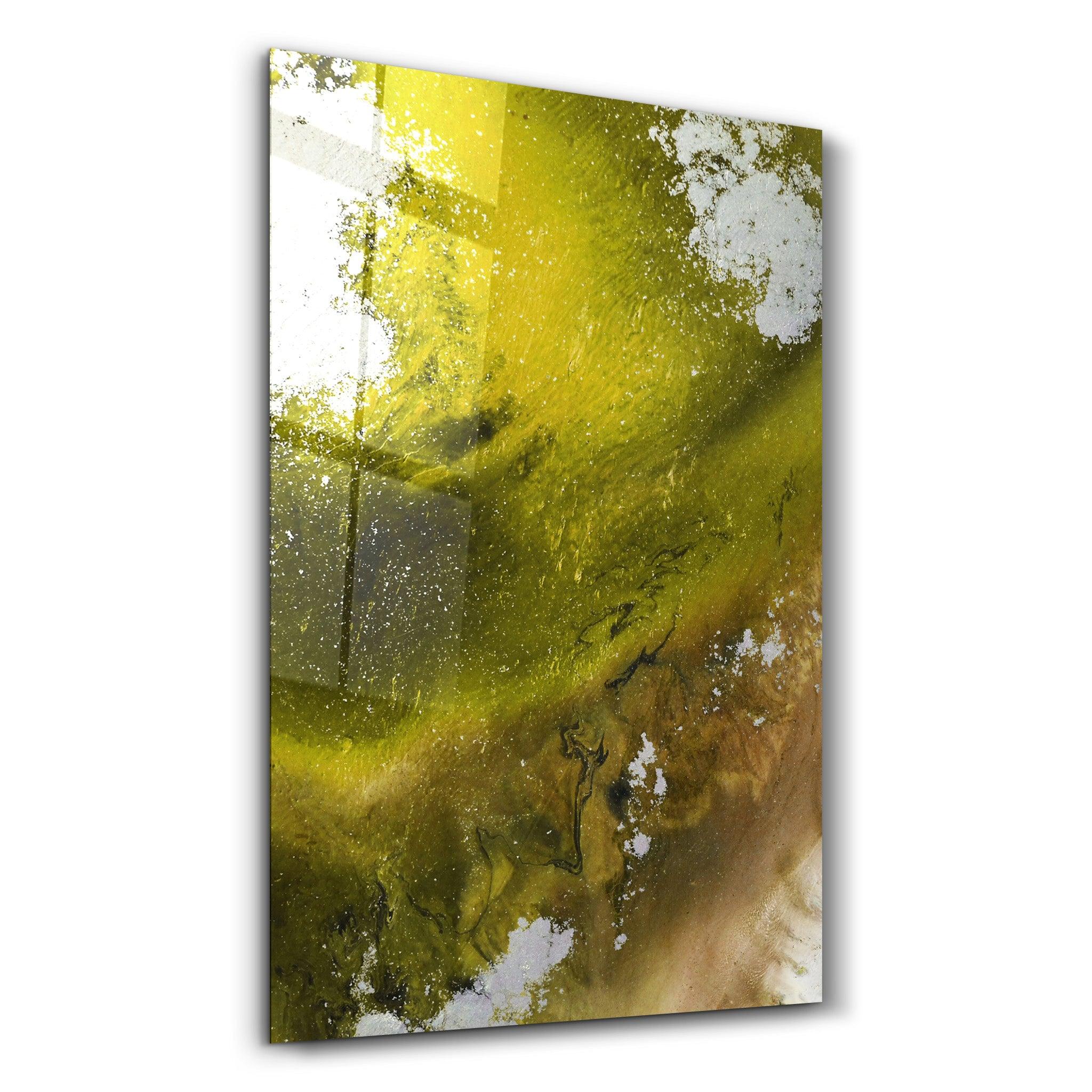 Bird's Eye In Yellow V3 | Glass Wall Art - Artdesigna