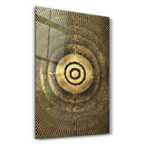 Gold Circle V3 | Glass Wall Art