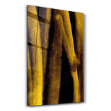 Echoes in Amber | Glass Wall Art