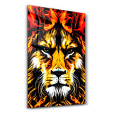 The Big Cat | Glass Wall Art
