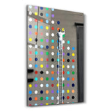 Colorful Dots | Glass Wall Art