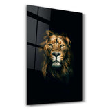 Wild Lion | Glass Wall Art