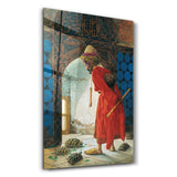 The Tortoise Trainer 1906 Osman Hamdi | Glass Wall Art