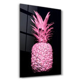 Pink Pineapple V2 | Glass Wall Art