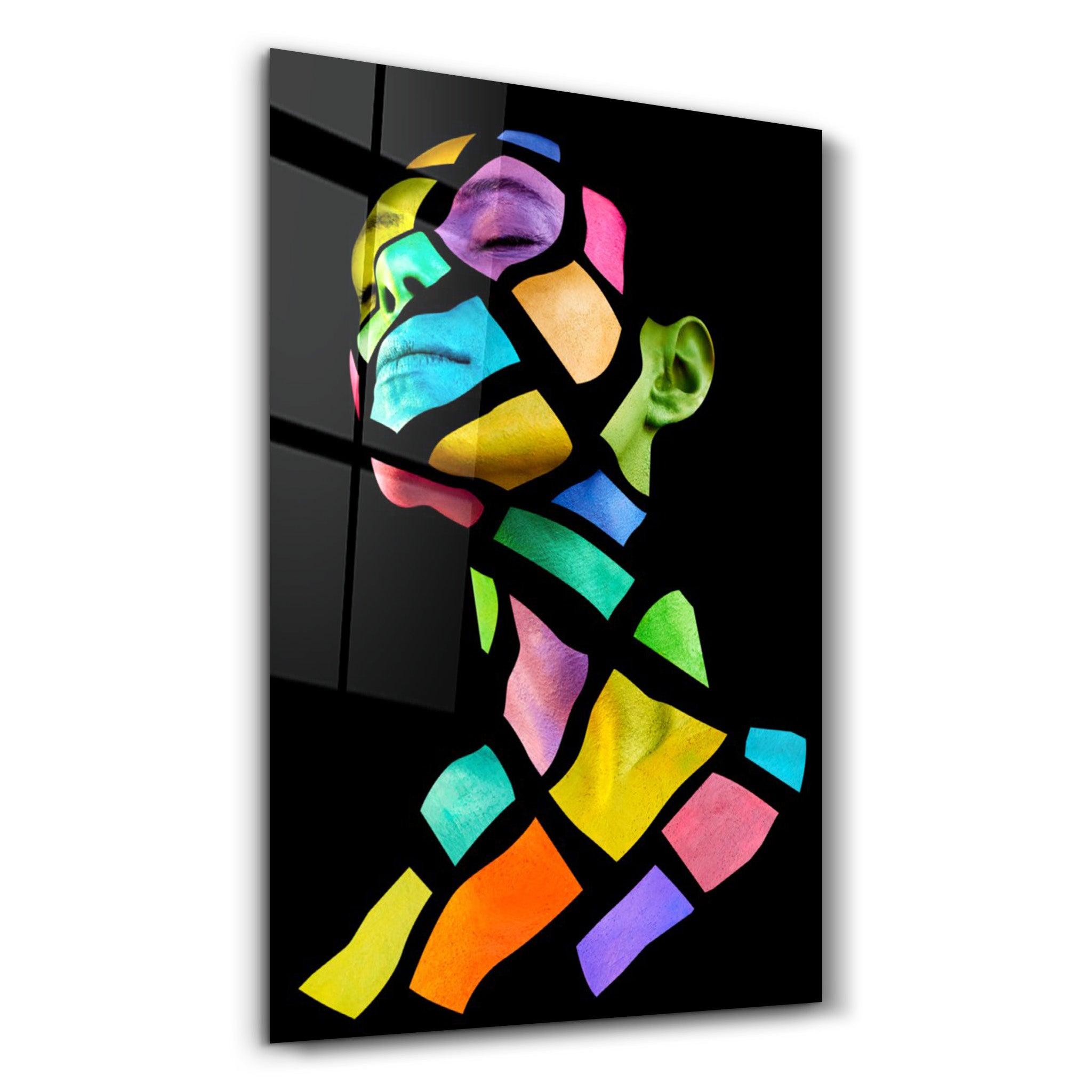 ColourFace | Glass Wall Art - Artdesigna