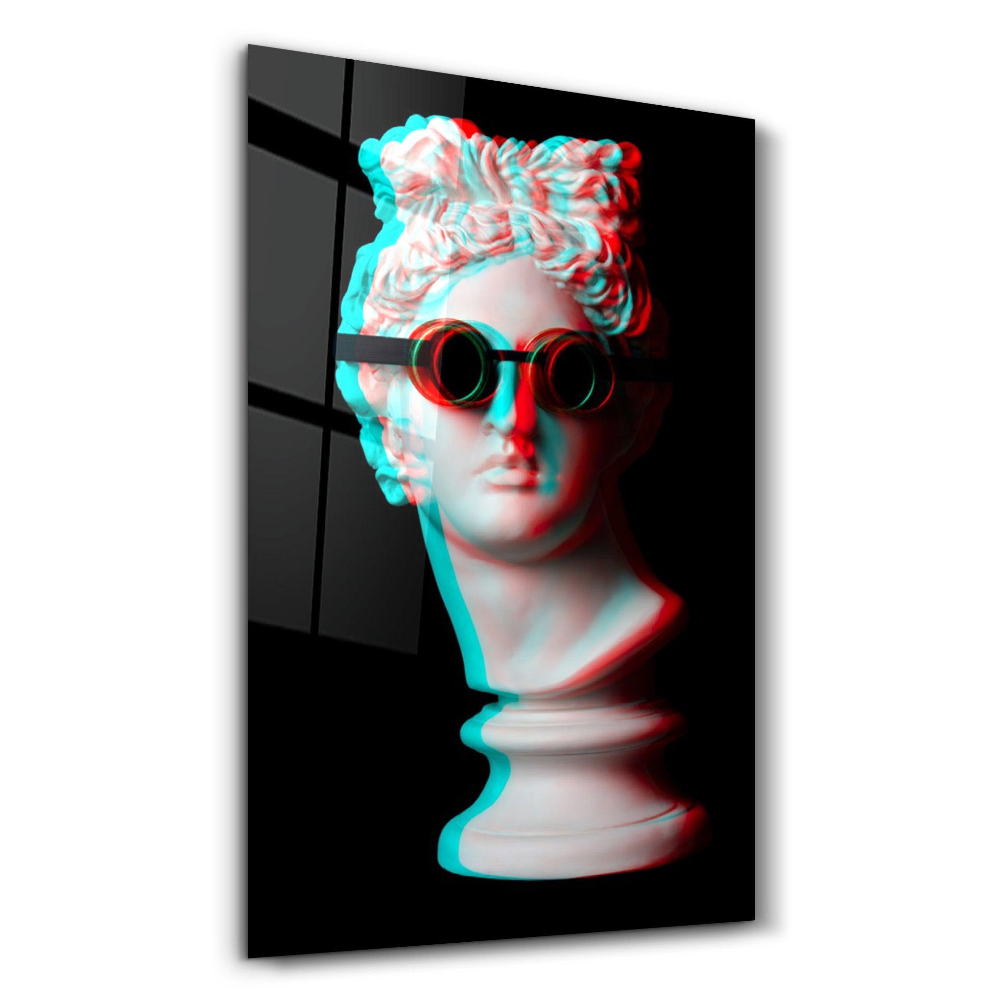 Sculpture v3 | Glass Wall Art - Artdesigna