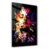 AbstractWoman | Glass Wall Art
