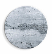 ・"Travertine Stone - Light Gray"・Rounded Glass Wall Art - ArtDesigna Glass Printing Wall Art