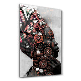 African Queen | Glass Wall Art