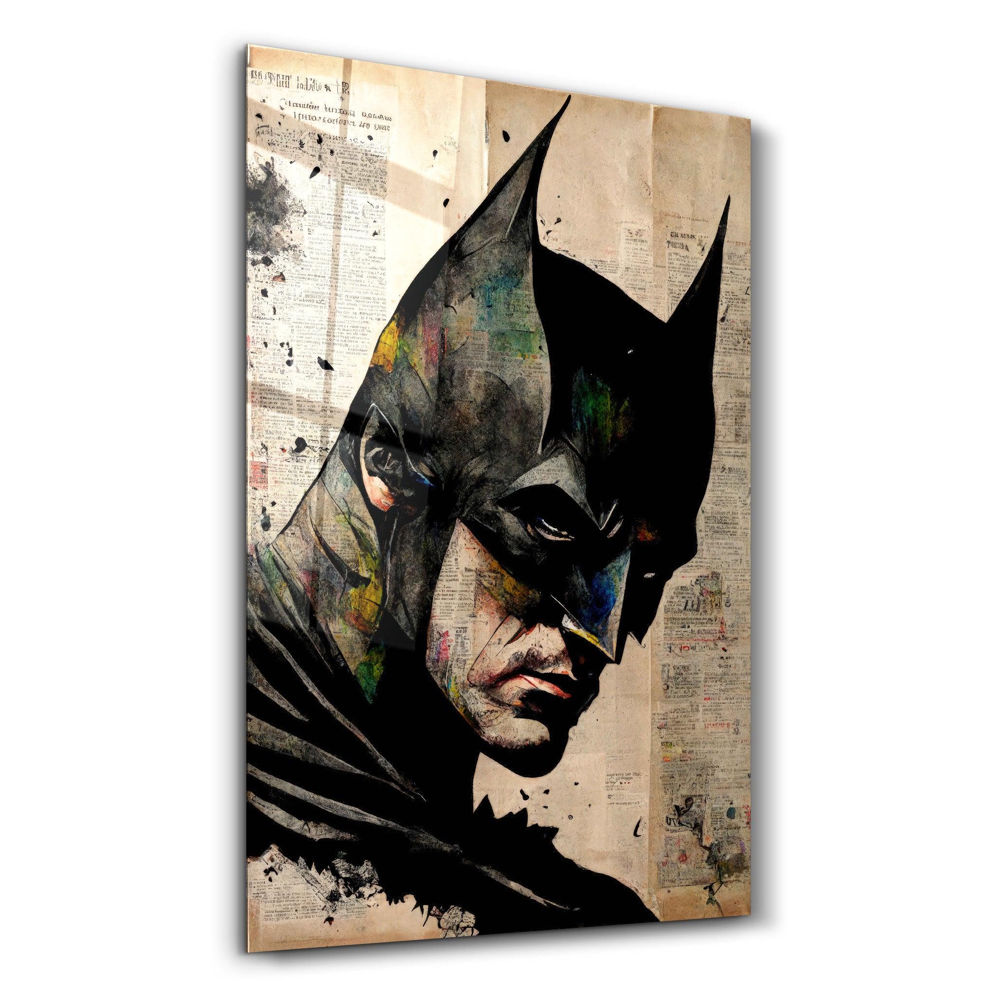 Bat Redesigned | Designer's Collection Glass Wall Art - Artdesigna