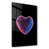 Strawberry Heart | Glass Wall Art