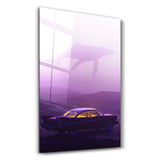 Flying Whale | Glass Wall Art