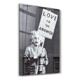 Banksy - Love is the Answer V2 | Designer's Collection Glass Wall Art