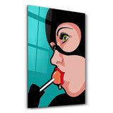 Lollipop | Glass Wall Art
