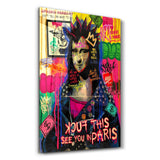 Hey Mona | Designer's Collection Glass Wall Art