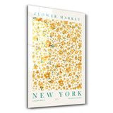 Flower Market No:11 New York | Glass Wall Art