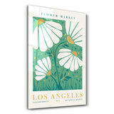 Flower Market No:5 Los Angeles | Glass Wall Art