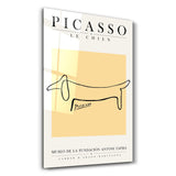 Pablo Picasso Le Chien | Glass Wall Art