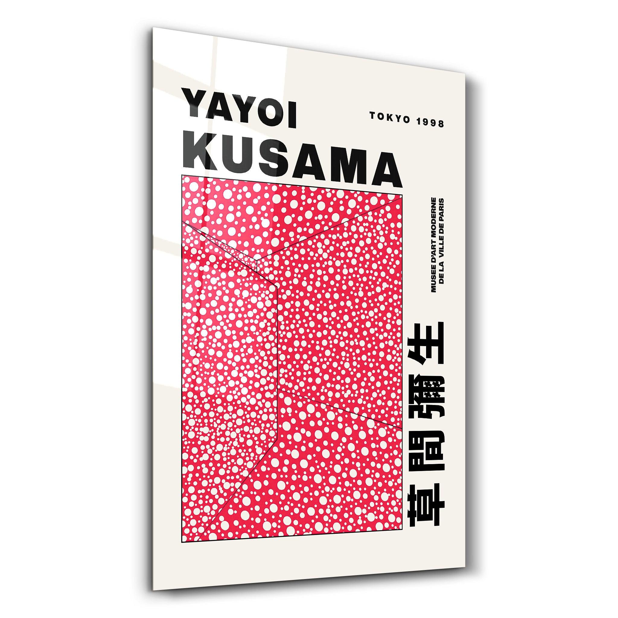 Yayoi Kusama - Tokyo - 1998 | Gallery Print Collection Glass Wall Art - Artdesigna