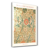 William Morris Pink and Rose | Glass Wall Art