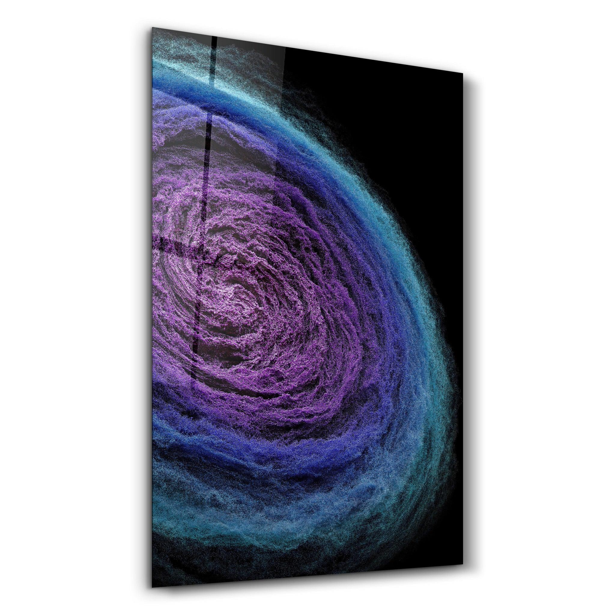 Wool Nebula | Designer's Collection Glass Wall Art - Artdesigna