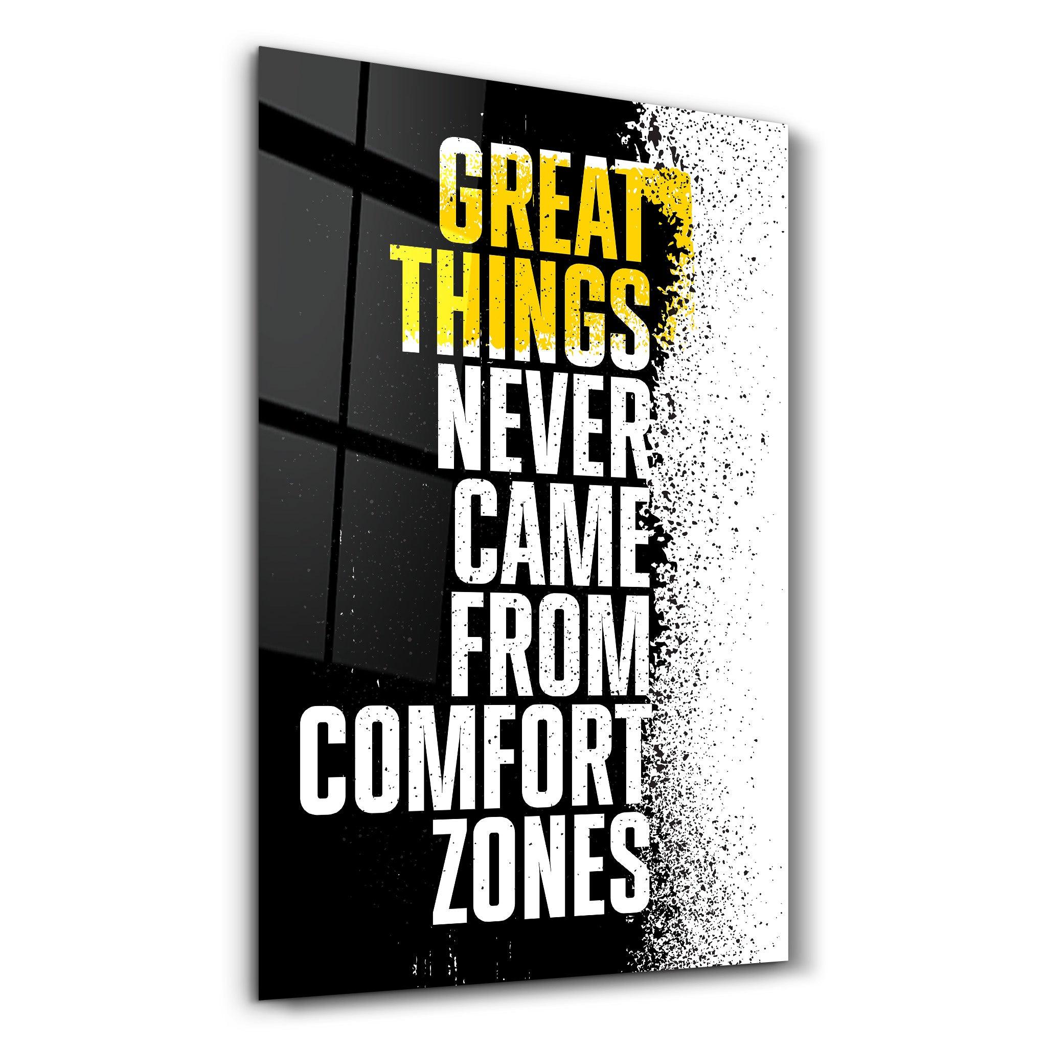 Great Things | Designer's Collection Glass Wall Art - Artdesigna