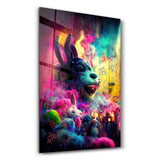 Lost Rabbits | Secret World Collection Glass Wall Art