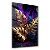 Golden Leaves | Secret World Collection Glass Wall Art