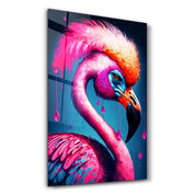 Pink Queen | Secret World Collection Glass Wall Art - Artdesigna