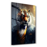 Mr. Tiger | Glass Wall Art