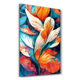 Flowers of Secret Garden 2 | Designers Collection Glass Wall Art