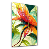 Flowers of Secret Garden | Designers Collection Glass Wall Art