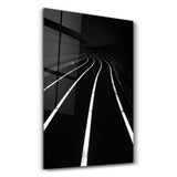 Road at Night | Designers Collection Glass Wall Art