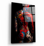 Tattooed Body 3 | Designers Collection Glass Wall Art - Artdesigna