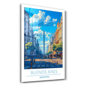 Buenos Aires Argentina 1-Travel Posters | Glass Wall Art - Artdesigna