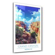 Grand Canyon 2-Arizona USA-Travel Posters | Glass Wall Art - Artdesigna