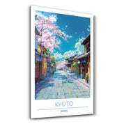 Kyoto Japan 3-Travel Posters | Glass Wall Art - Artdesigna